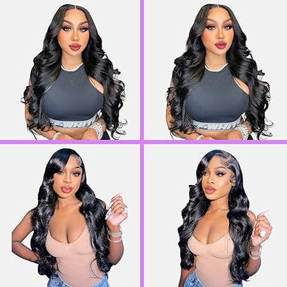 13x4 Body Wave HD Lace Front Wigs Human Hair Glueless Bob Wigs