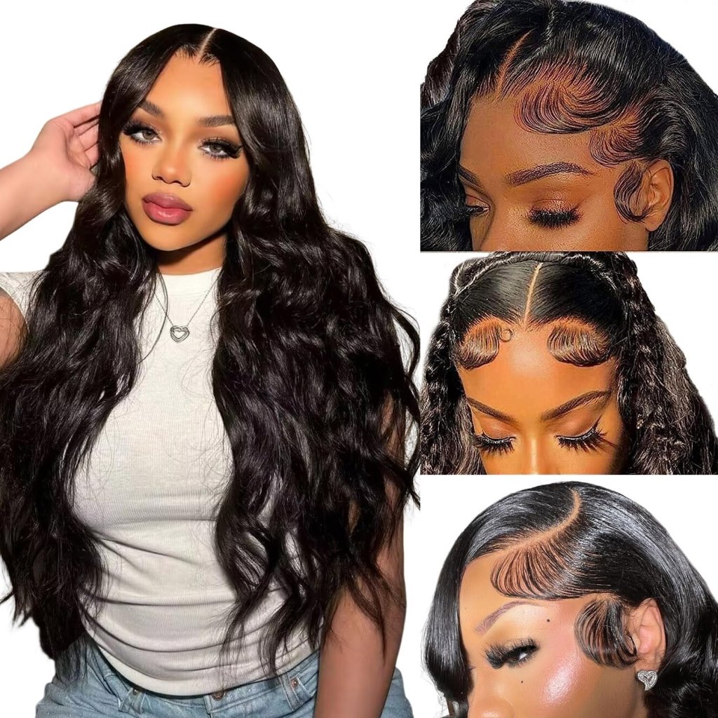 13x4 Body Wave HD Lace Front Wigs Human Hair Glueless Bob Wigs