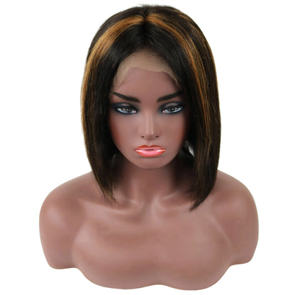 Gabrielle Union Medium Straight Lace Front Human Hair Wig 14 Inches
