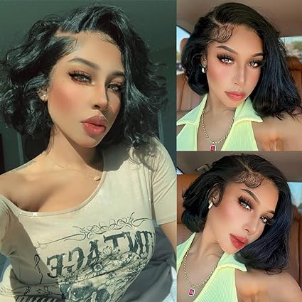 Bob Wig Human Hair13x4 Lace Front Wigs for Black Women Pre Plucked Baby Hair