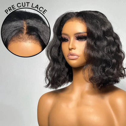 Classical Pre-cut Lace Wavy Wig