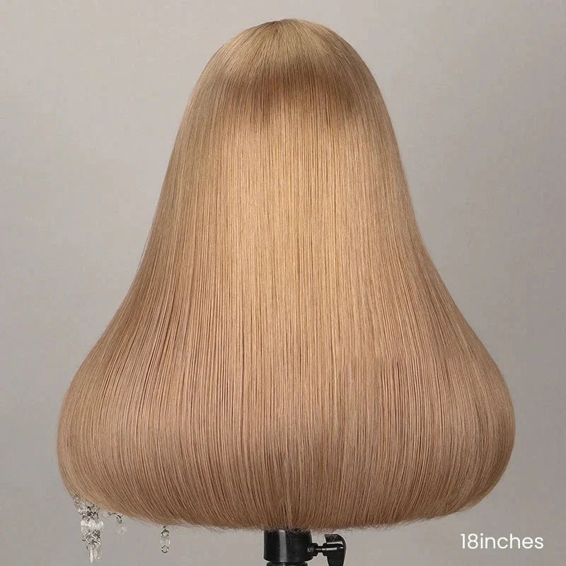 Easily Care Pre-cut Lace Straight Bob Haircut Wig