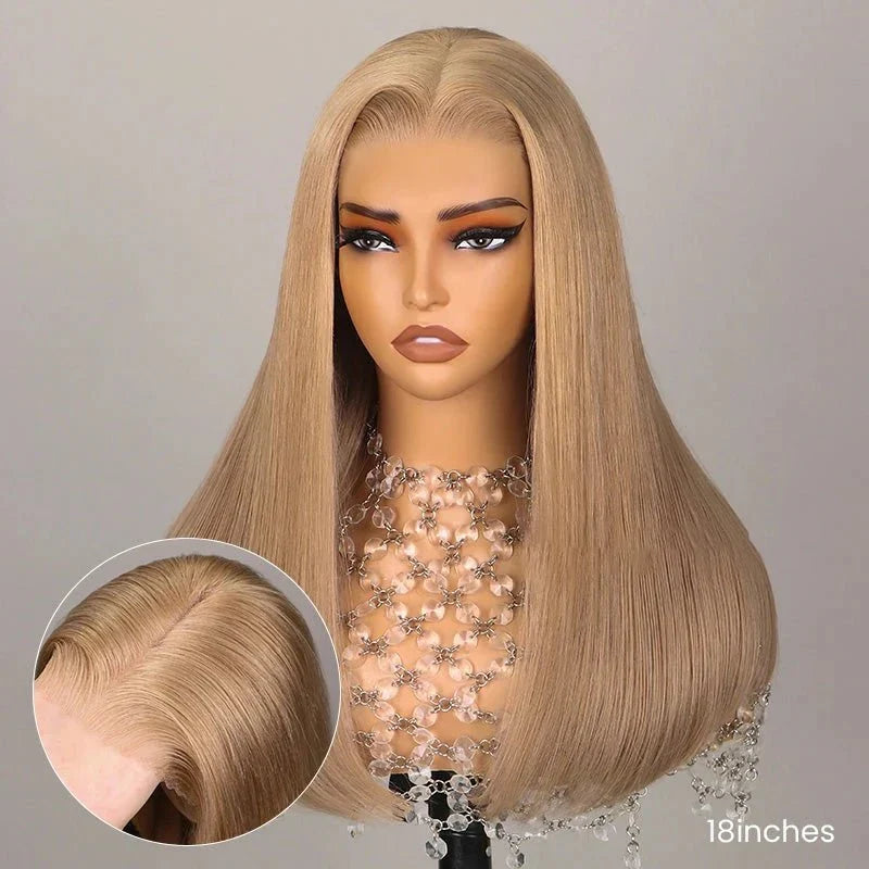 Easily Care Pre-cut Lace Straight Bob Haircut Wig